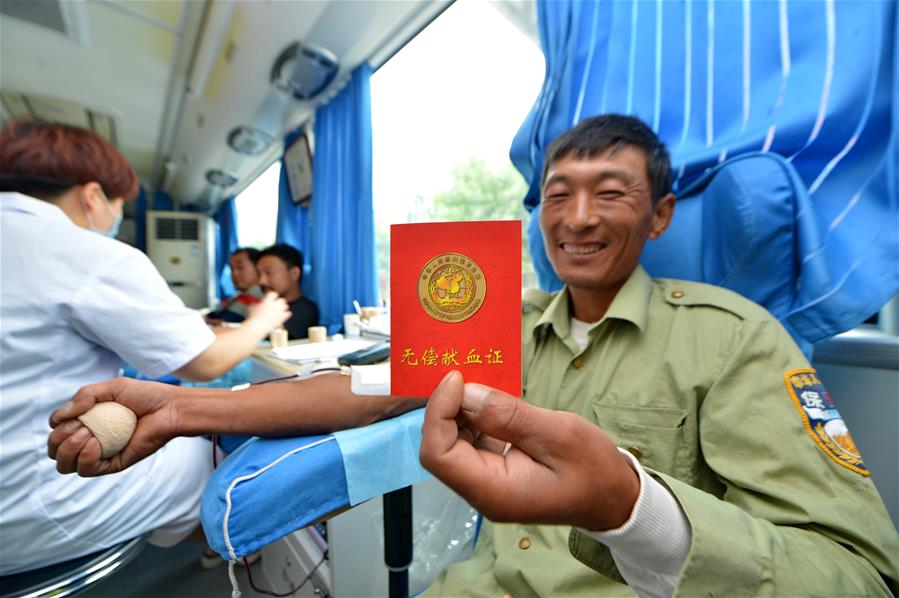 CHINA-WORLD BLOOD DONOR DAY-CELEBRATIONS (CN)