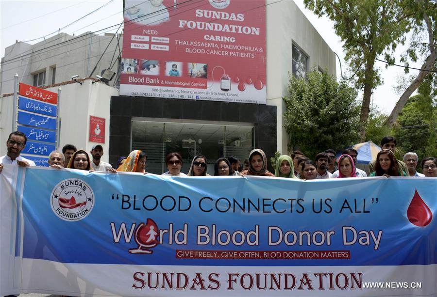 PAKISTAN-LAHORE-WORLD BLOOD DONOR DAY