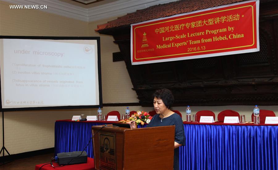 NEPAL-KATHMANDU-CHINESE MEDICAL EXPERTS-LECTURE