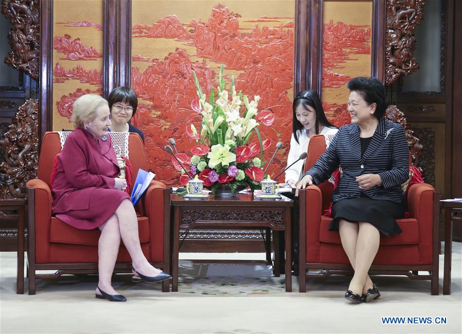 CHINA-U.S.-LIU YANDONG-ALBRIGHT-MEET (CN)