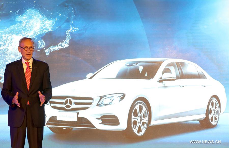 CHINA-BEIJING-MERCEDES-BENZ E-CLASS L-OFFLINE CEREMONY (CN)