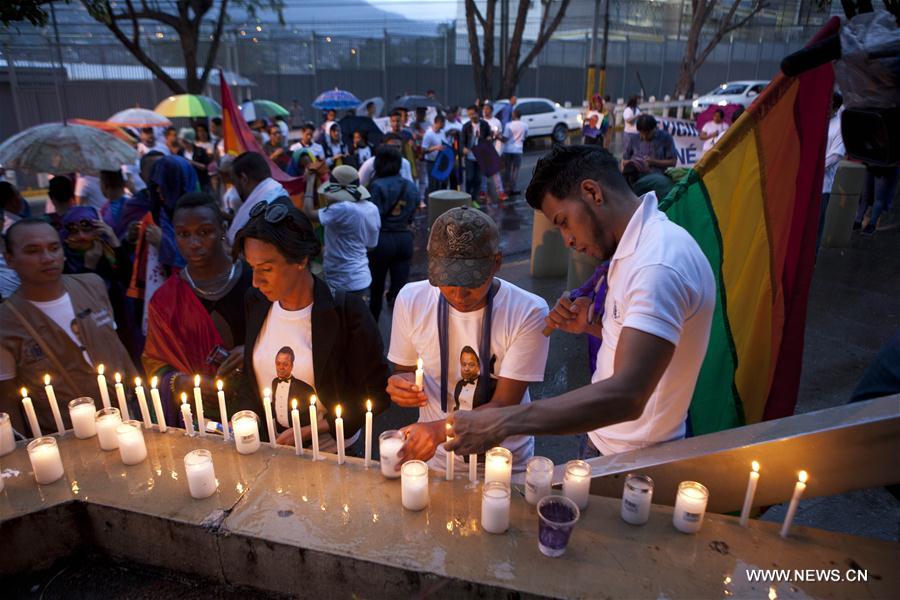 HONDURAS-TEGUCIGALPA-ORLANDO SHOOTING-RALLY