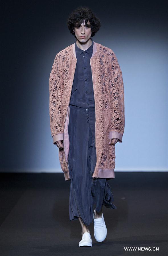 ITALY-MILAN-FASHION WEEK-MEN-CHINESE DESIGNER-MIAORAN