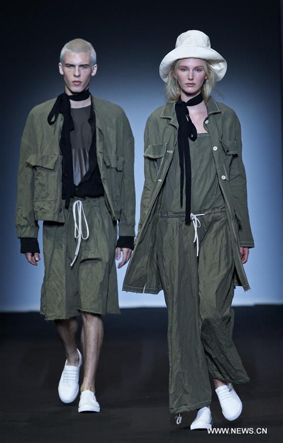 ITALY-MILAN-FASHION WEEK-MEN-CHINESE DESIGNER-MIAORAN