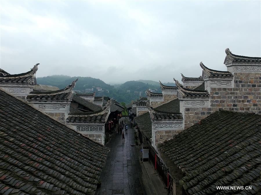 The ancient Liye Town is well known for its discovery of 37,400 bamboo slips inscribed with scripts from the Qing Dynasty (221 BC-207 BC) in 2002 The ancient Liye Town is well known for its discovery of 37,400 bamboo slips inscribed with scripts from the Qing Dynasty (221 BC-207 BC) in 2002