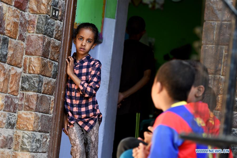 Children have a class at African Hope Learning Center in Cairo, Egypt on June 20, 2016. Children have a class at African Hope Learning Center in Cairo, Egypt on June 20, 2016.