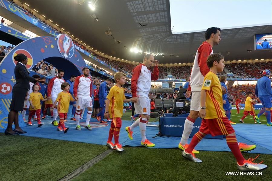 (SP)FRANCE-BORDEAUX-SOCCER-EURO 2016-GROUP D-SPAIN VS CROATIA