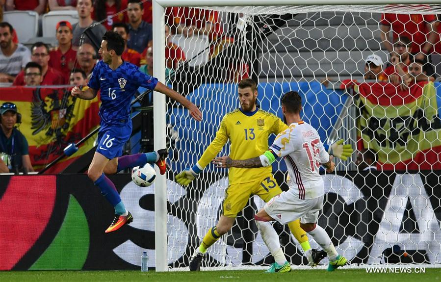 (SP)FRANCE-BORDEAUX-SOCCER-EURO 2016-GROUP D-SPAIN VS CROATIA