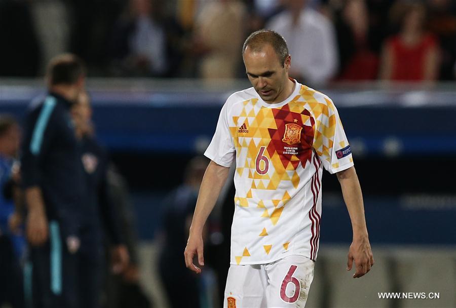 (SP)FRANCE-BORDEAUX-SOCCER-EURO 2016-GROUP D-SPAIN VS CROATIA