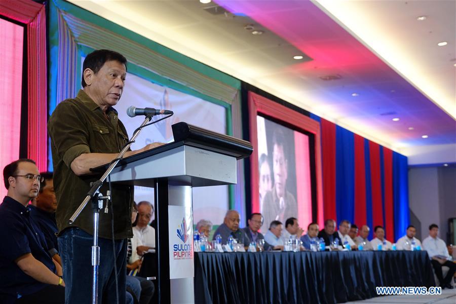 PHILIPPINES-DAVAO CITY-DUTERTE-BUSINESS FORUM