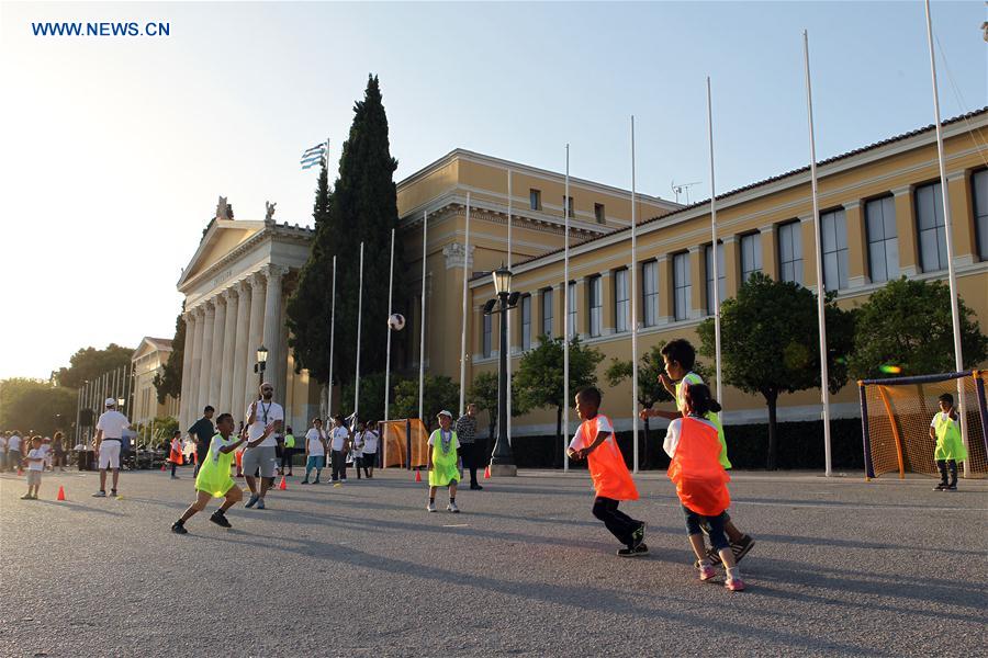 GREECE-ATHENS-REFUGEE-SPORTS