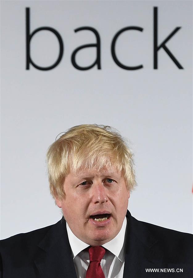 BRITAIN-LONDON-BREXIT-BORIS JOHNSON