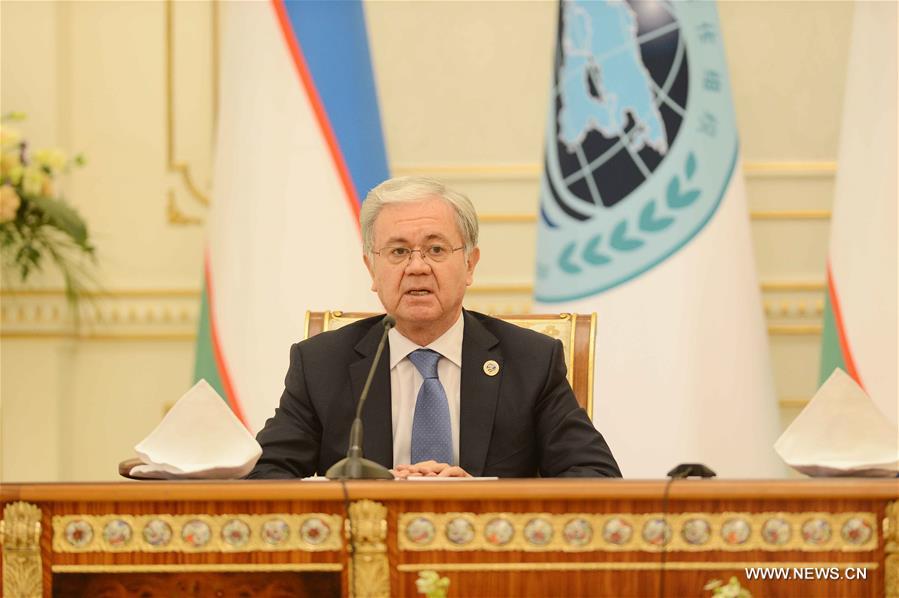 UZBEKISTAN-TASHKENT-SCO-PRESS CONFERENCE