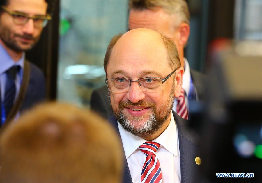 Belgian Prime Minister Charles Michel(2nd L) arrives for the EU summit meeting at Brussels, Belgium on June 28, 2016 Belgian Prime Minister Charles Michel(2nd L) arrives for the EU summit meeting at Brussels, Belgium on June 28, 2016