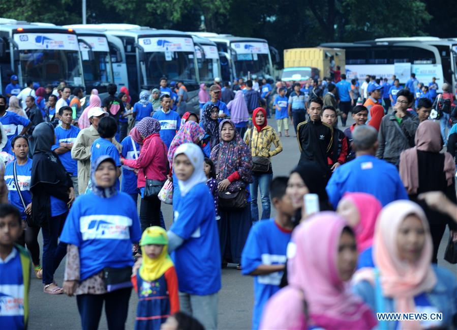 INDONESIA-JAKARTA-EID AL-FITR-TRAVEL