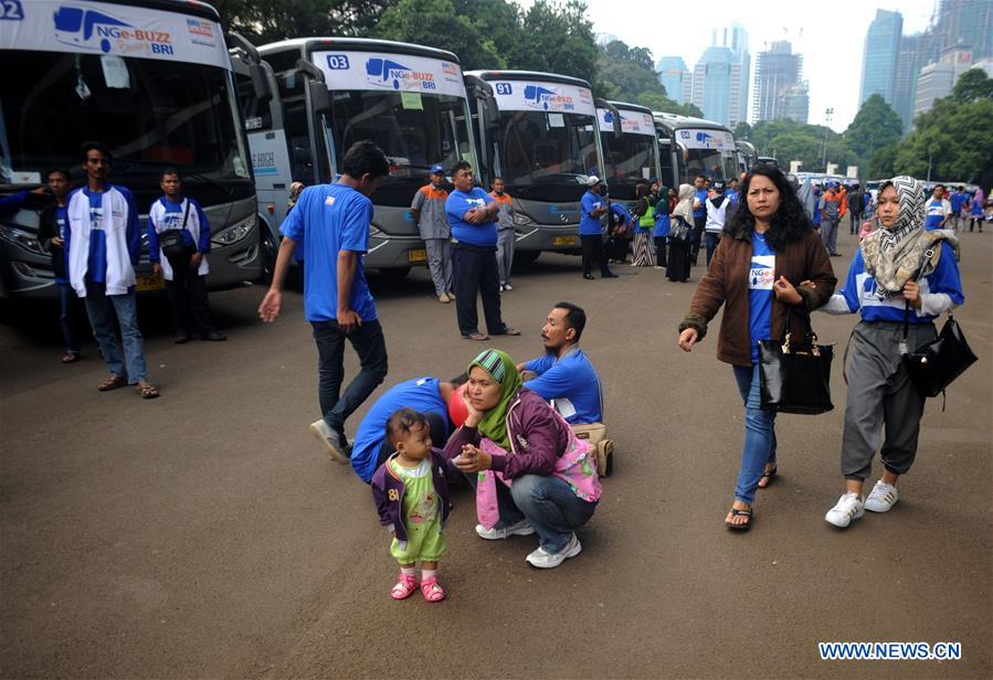 INDONESIA-JAKARTA-EID AL-FITR-TRAVEL