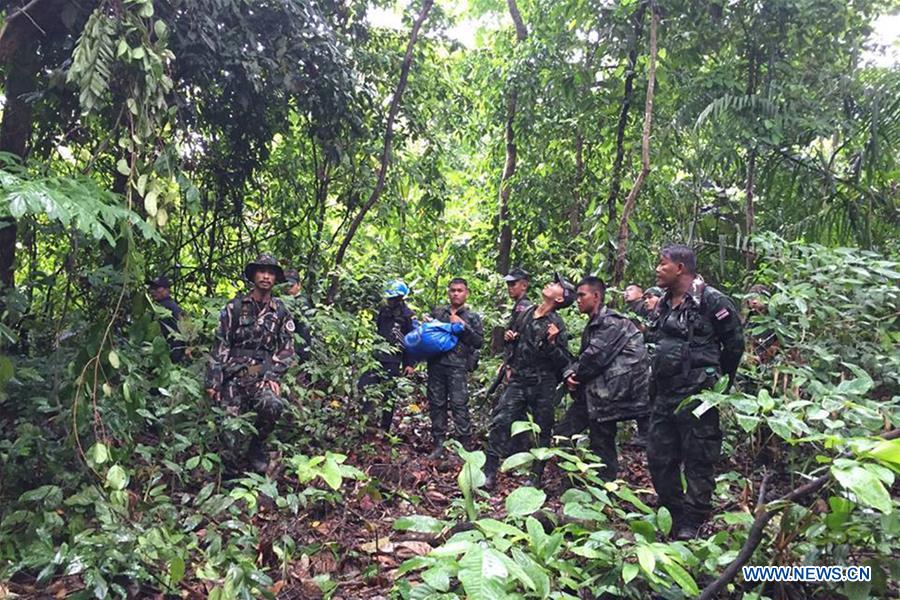 THAILAND-BANGKOK-HELICOPTER WRECKAGE-SEARCH