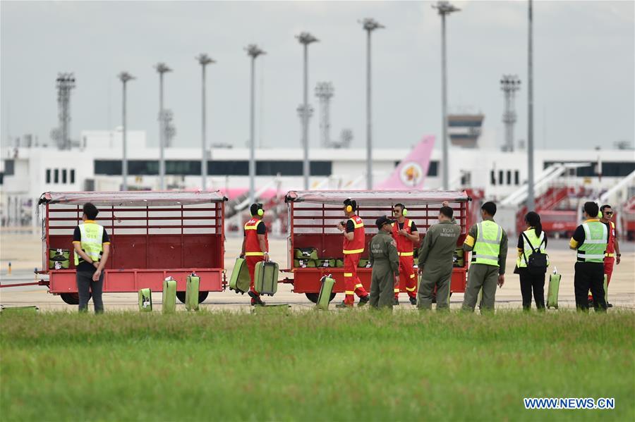 THAILAND-BANGKOK-AIRCRAFT-EMERGENCY-DRILL