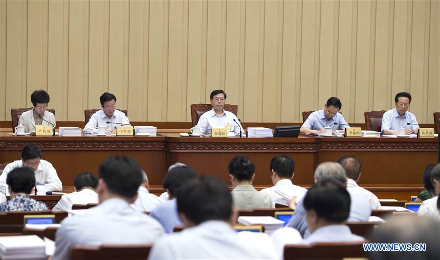 CHINA-BEIJING-ZHANG DEJIANG-NPC-MEETING(CN)