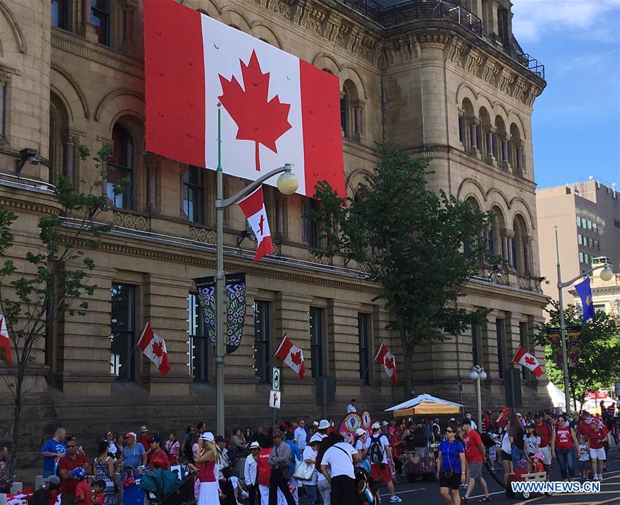 A woman takes part in a celebration marking the national day of Canada in Ottawa, Canada on July 1, 2016. A woman takes part in a celebration marking the national day of Canada in Ottawa, Canada on July 1, 2016.