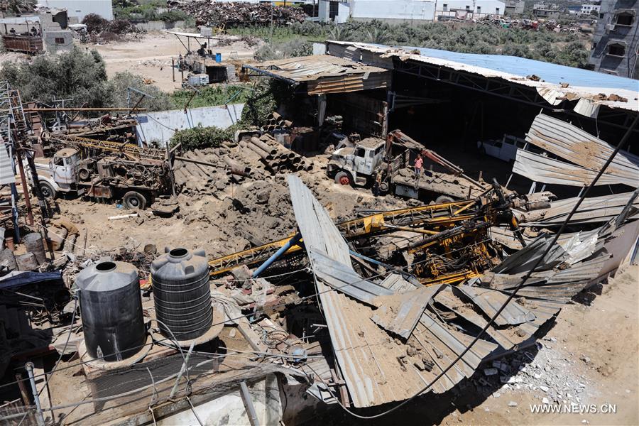 MIDEAST-GAZA-AIRSTRIKE