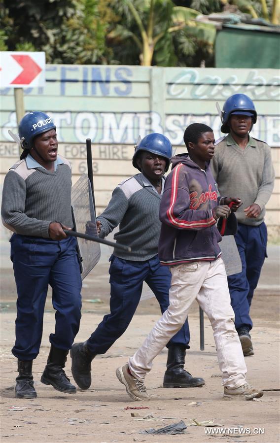 ZIMBABWE-HARARE-PROTEST