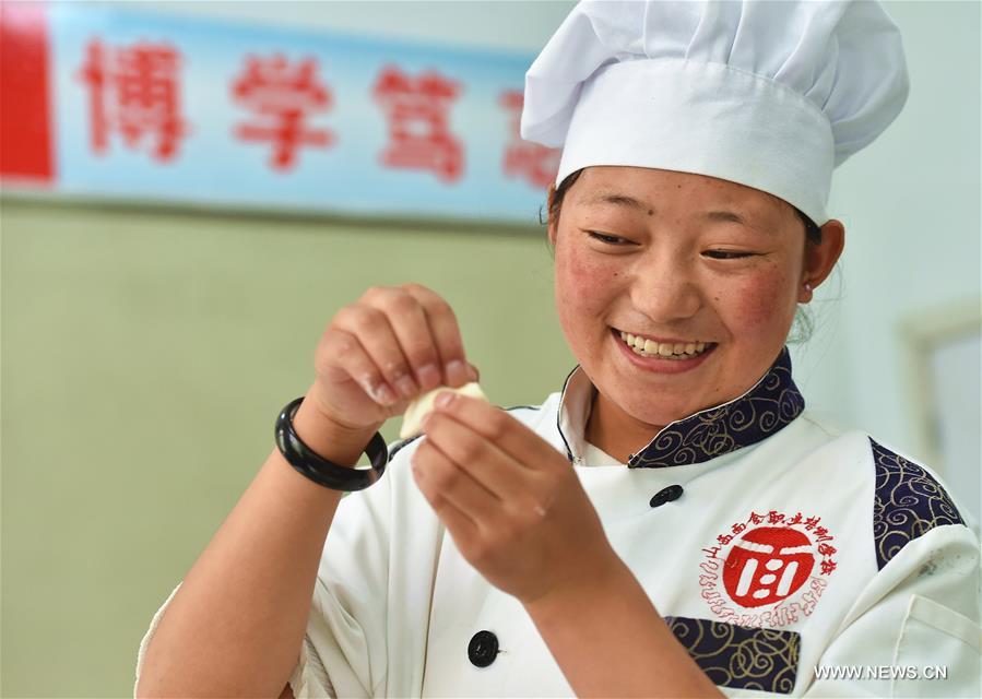 Many people in Sa'gya like cooked wheaten food. 