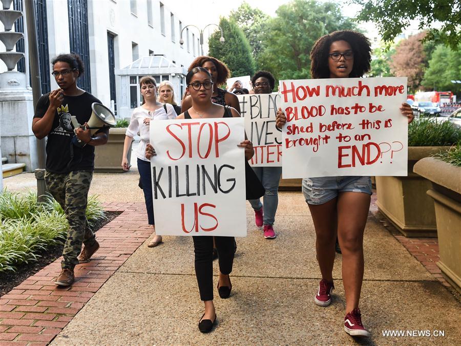 US-WASHINGTON-SHOOTING-PROTEST