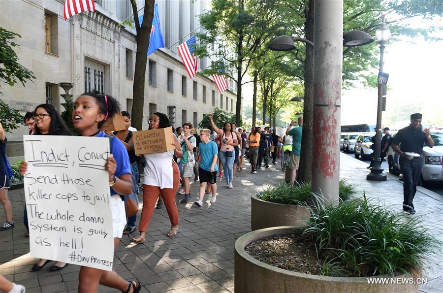 US-WASHINGTON-SHOOTING-PROTEST