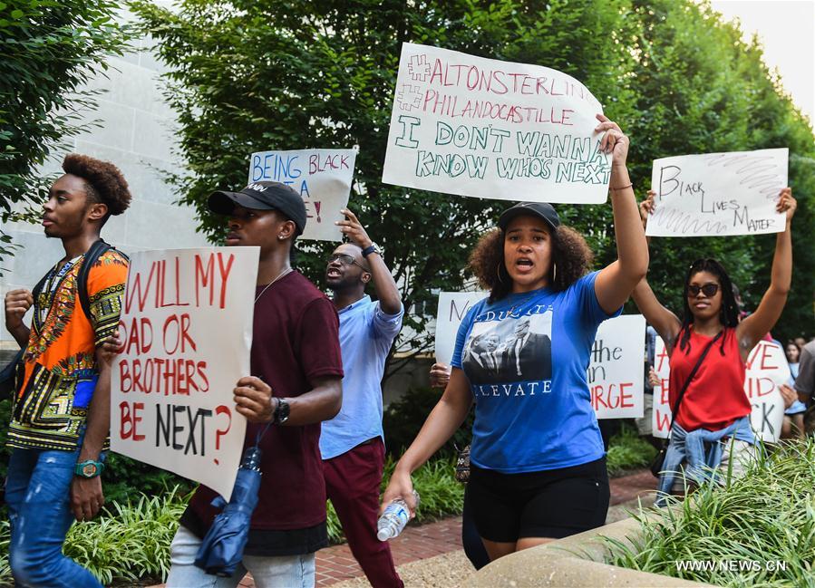 US-WASHINGTON-SHOOTING-PROTEST