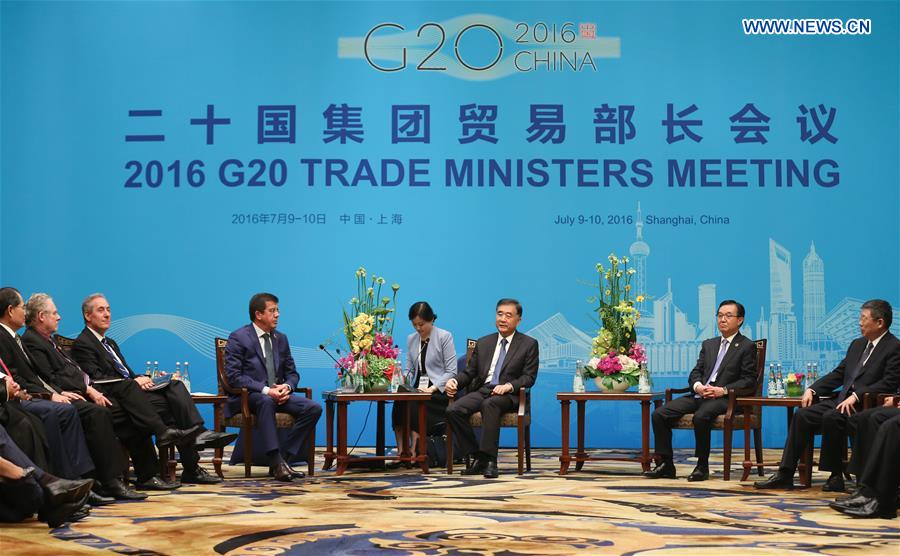 CHINA-SHANGHAI-WANG YANG-G20-TRADE MINISTERS MEETING (CN)