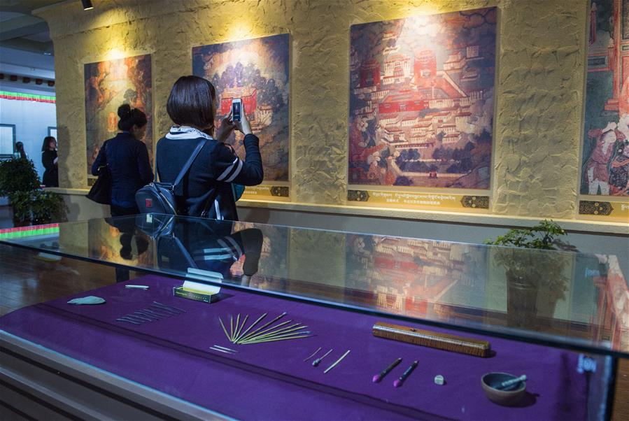 CHINA-TIBET-POTALA PALACE-IMITATION ART SHOW (CN)