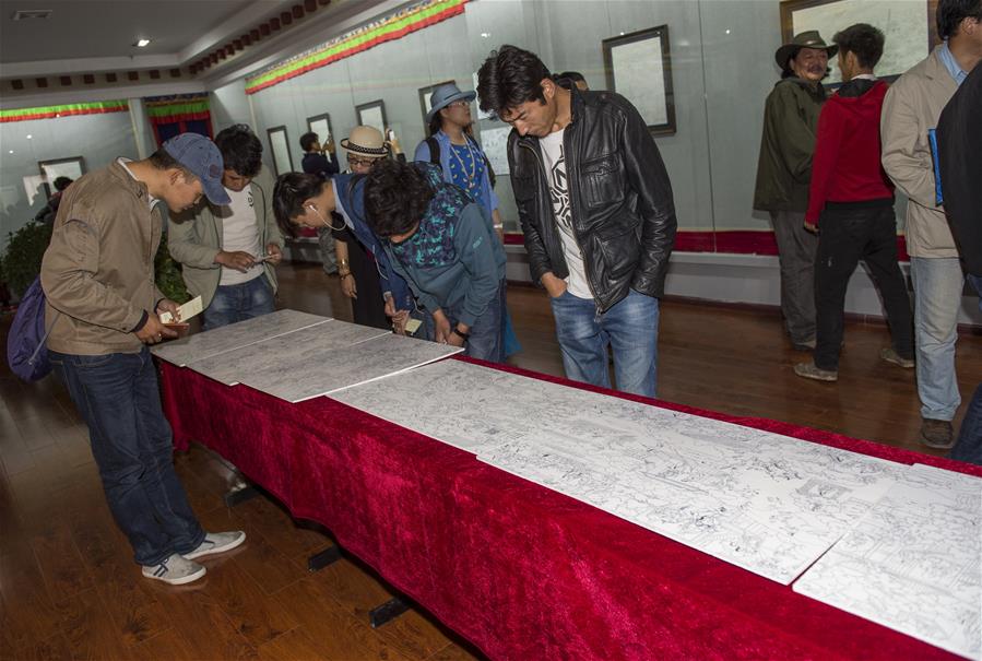 CHINA-TIBET-POTALA PALACE-IMITATION ART SHOW (CN)