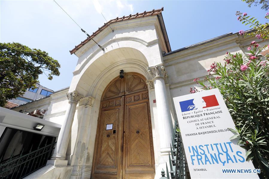 The French Consulate General in Istanbul is seen closed in Istanbul, Turkey, on July 13, 2016. 