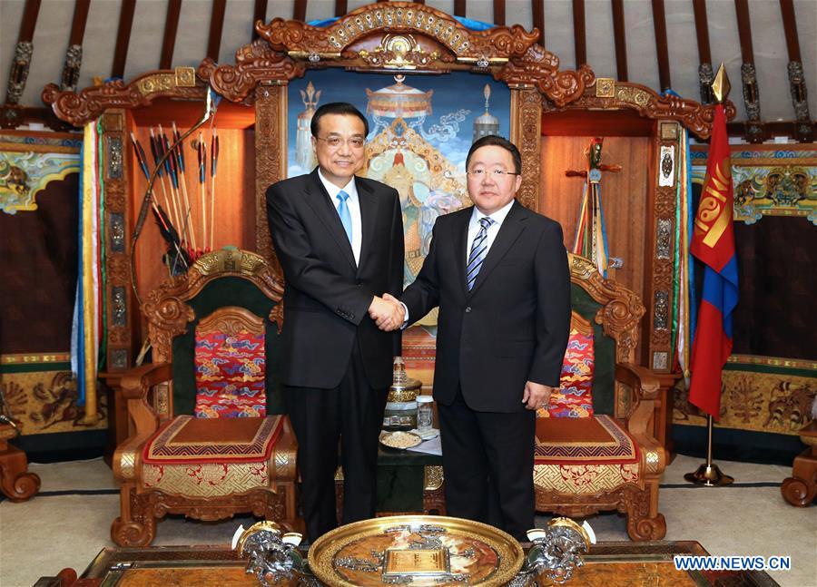 MONGOLIA-ULAN BATOR-CHINESE PREMIER-VISIT