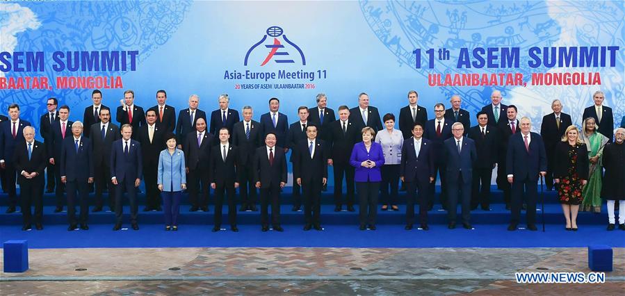 MONGOLIA-ULAN BATOR-CHINESE PREMIER-ASEM SUMMIT 