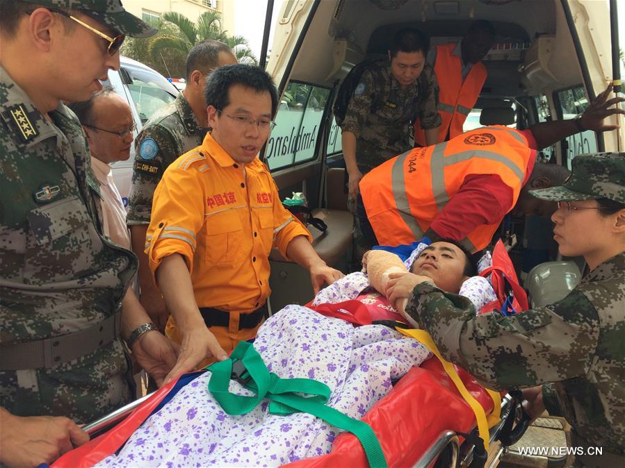 Two Chinese UN peacekeepers seriously injured during the recent fighting in South Sudan were on Saturday afternoon airlifted to Beijing for specialized treatment and operations. Two Chinese UN peacekeepers seriously injured during the recent fighting in South Sudan were on Saturday afternoon airlifted to Beijing for specialized treatment and operations.