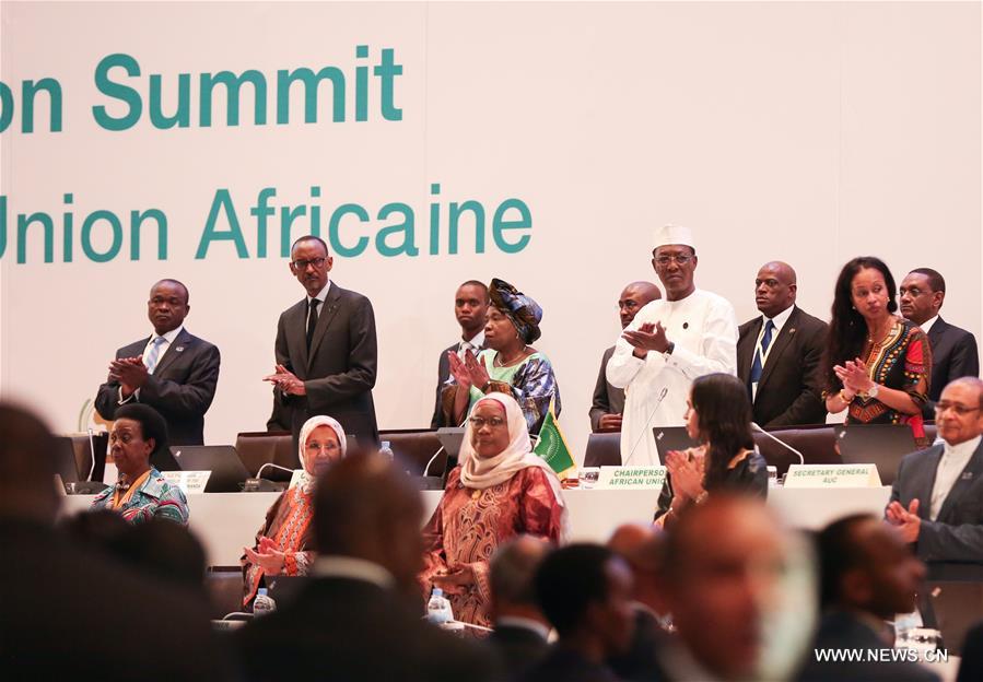 A new AU commission will also be elected to replace the one led by Dlamini Zuma since 2012 A new AU commission will also be elected to replace the one led by Dlamini Zuma since 2012