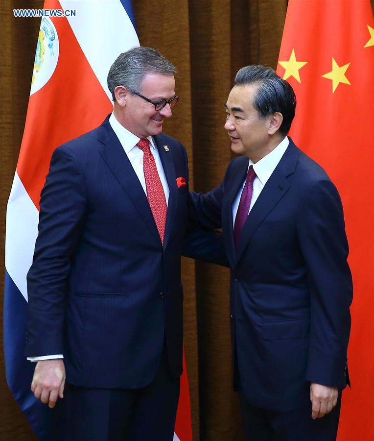 CHINA-BEIJING-WANG YI-COSTA RICA-TALKS (CN)