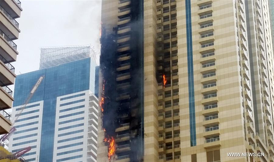 UAE-DUBAI-FIRE