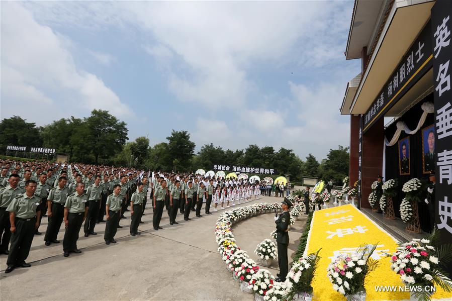 CHINA-HENAN-CHINESE UN PEACEKEEPERS-FUNERAL (CN)