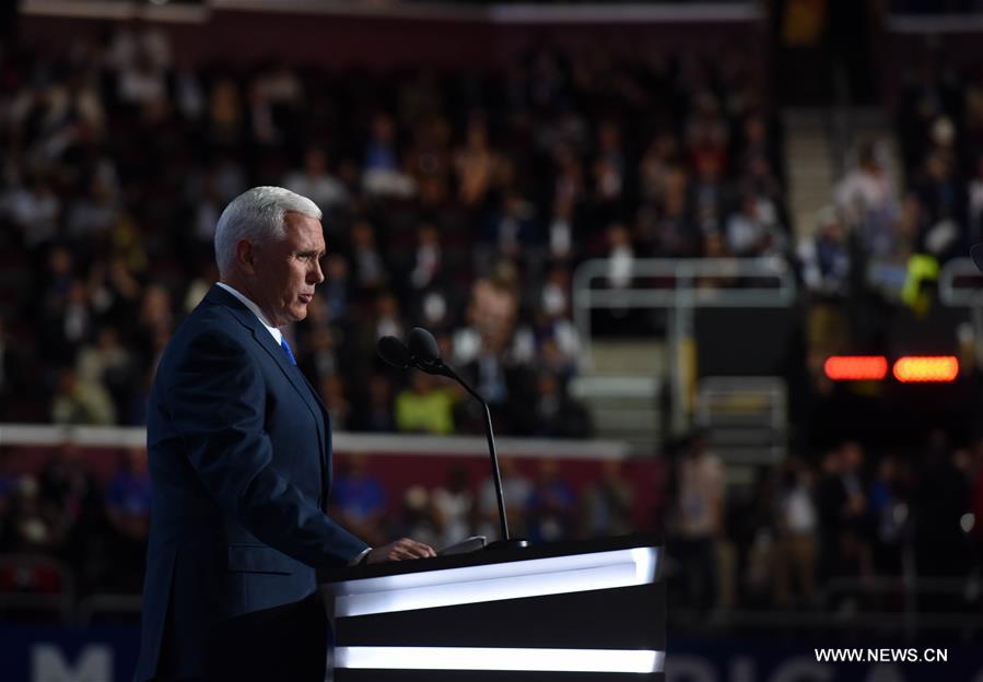 Indiana Governor Mike Pence formally accepted the Republican vice presidential nomination on Wednesday night at the 2016 Republican National Convention. Indiana Governor Mike Pence formally accepted the Republican vice presidential nomination on Wednesday night at the 2016 Republican National Convention.