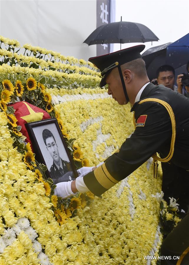 CHINA-SICHUAN-CHINESE UN PEACEKEEPER-BURIAL (CN)