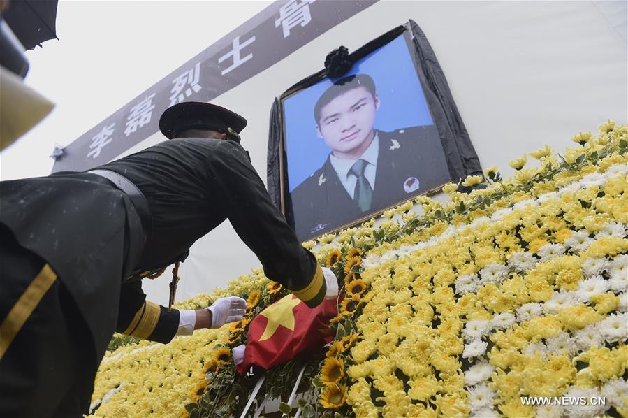 CHINA-SICHUAN-CHINESE UN PEACEKEEPER-BURIAL (CN)
