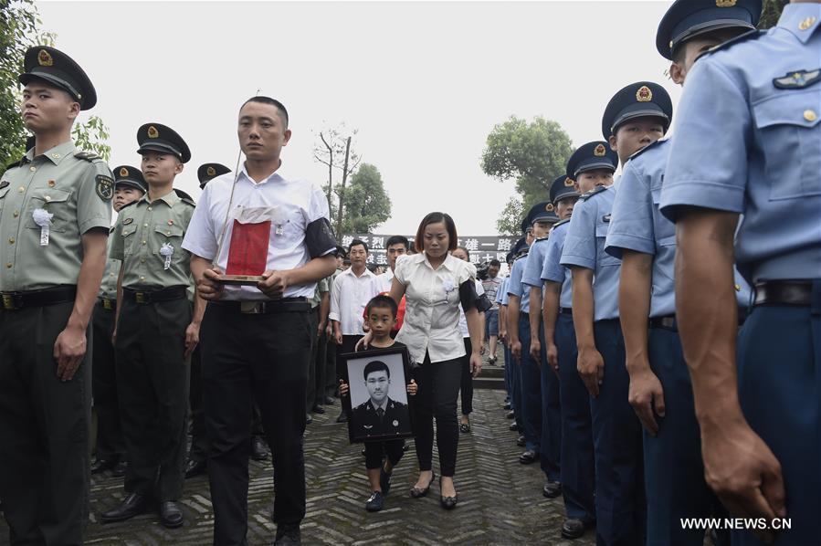 CHINA-SICHUAN-CHINESE UN PEACEKEEPER-BURIAL (CN)