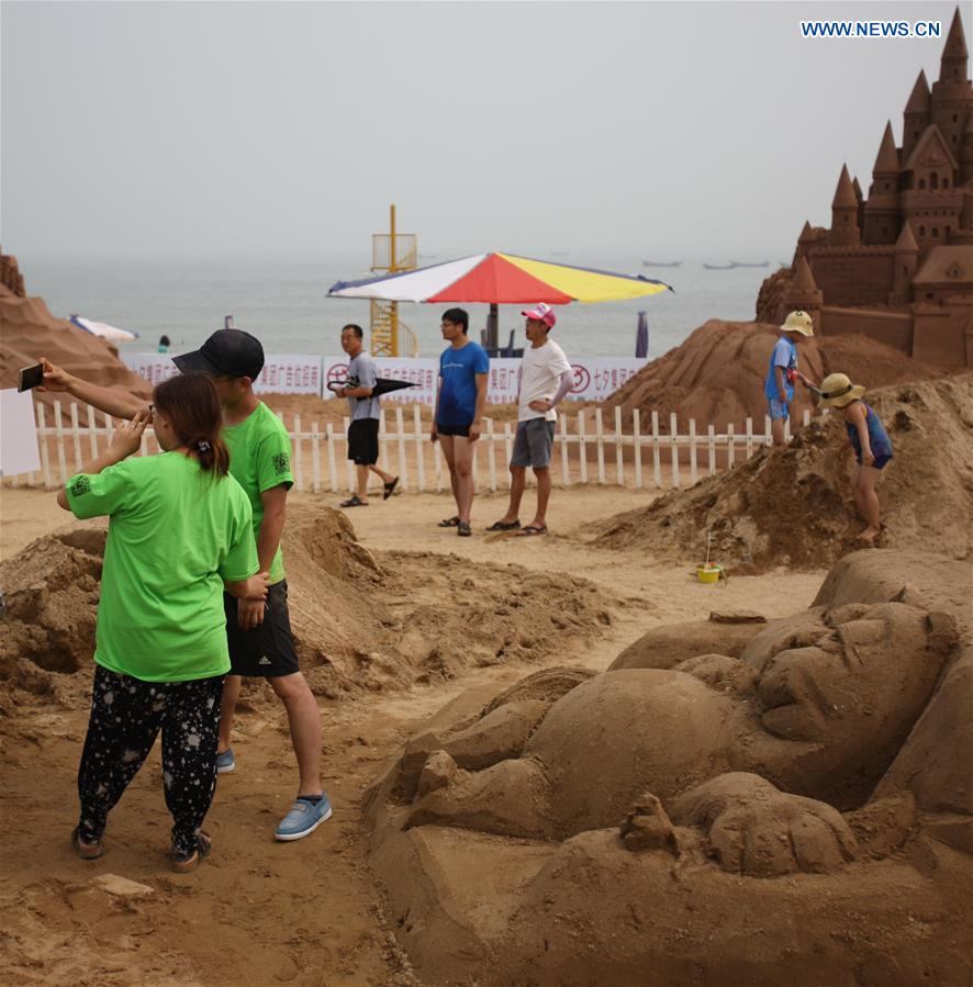 #CHINA-DALIAN-SAND SCULPTURES-CONTEST (CN*)