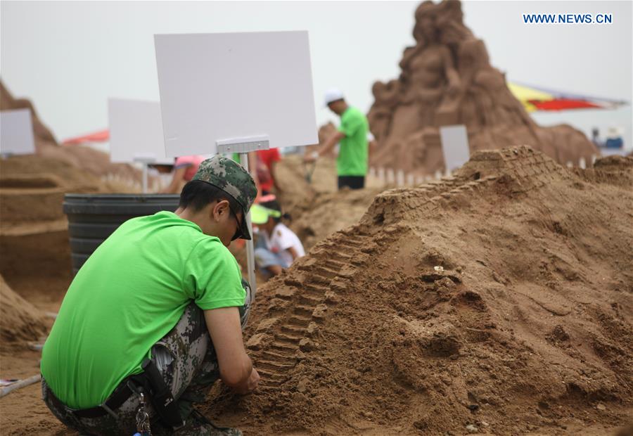 #CHINA-DALIAN-SAND SCULPTURES-CONTEST (CN*)