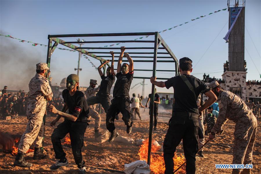 MIDEAST-GAZA-MILITARY-GRADUATION CEREMONY