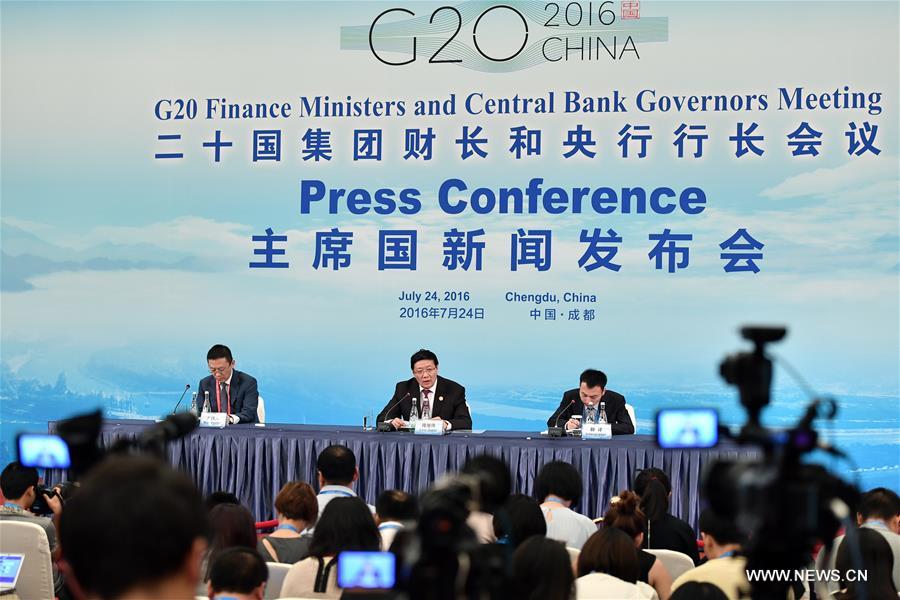 CHINA-SICHUAN-G20-MINISTERS-GOVERNORS-PRESS CONFERENCE (CN)