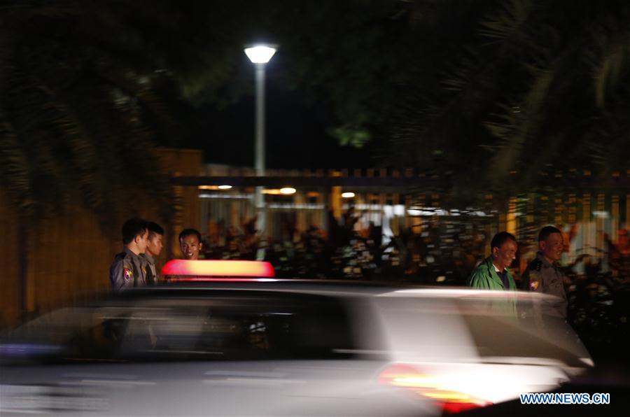 MYANMAR-YANGON-U.S. EMBASSY-SAFETY DRILL